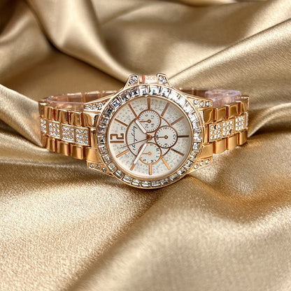 【50% OFF】【QUARTZ】⌚️Ceas de dama cu set de diamante